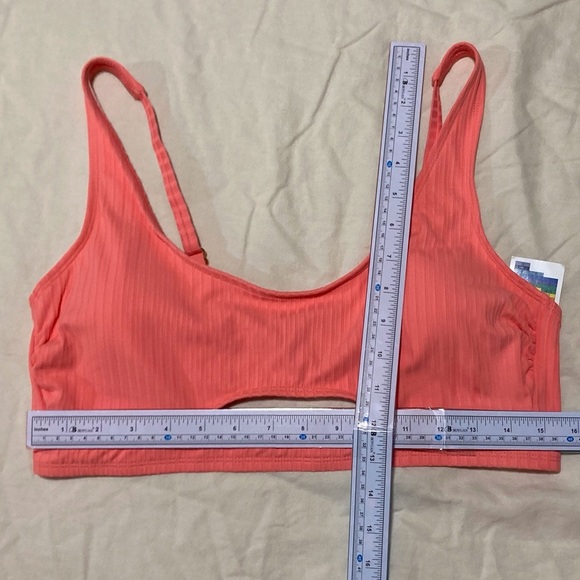 Time and Tru Orange Swim Top - Picture 8 of 8